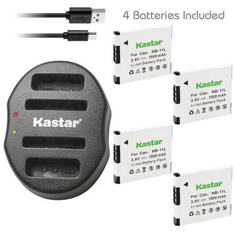 Kastar Battery Dual Charger For Canon Nb L Nb Lh Canon Elph