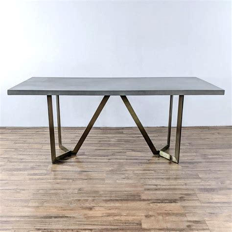 West Elm Tower Concrete Dining Table Aptdeco