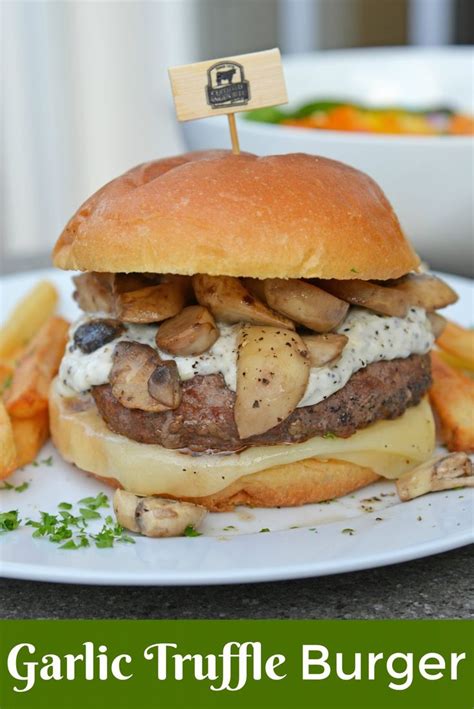 A Garlic Truffle Burger Is The Perfect Way To Make A Gourmet Burger At