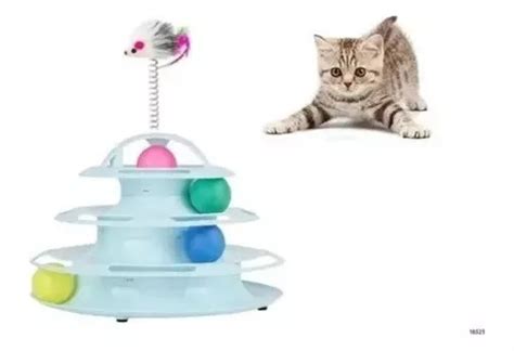 Divertido Juguete Para Gatos Torre De Niveles Con Pelotas Cuotas