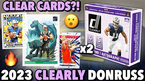 Every Card Is Clear Surprise W Panini Clearly Donruss