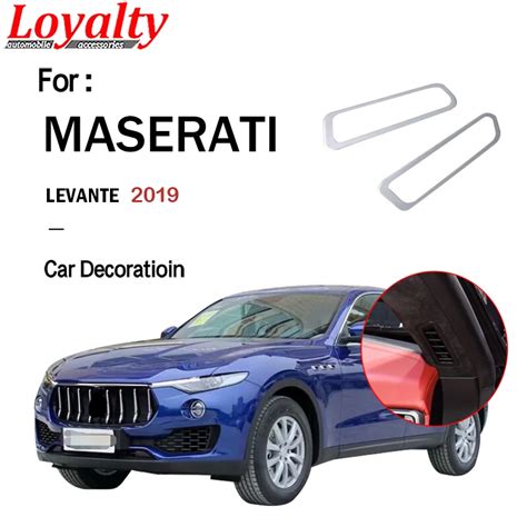 Loyalty For Maserati Levante Rear Air Outlet Vent Cover Trim Abs