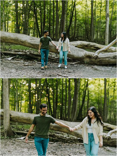 Spring Dodge Park Engagement Session - Madalyn Muncy Photography