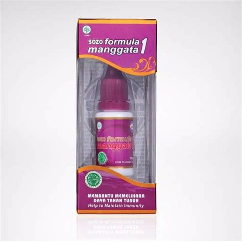 Jual Soman 1 Sozo Formula Manggata 15 Ml Shopee Indonesia