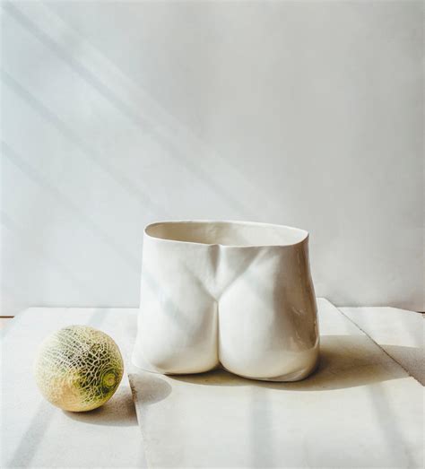 Modern Ceramics Male Nude Ceramic Vase Fruit Bowl Magazine Etsy