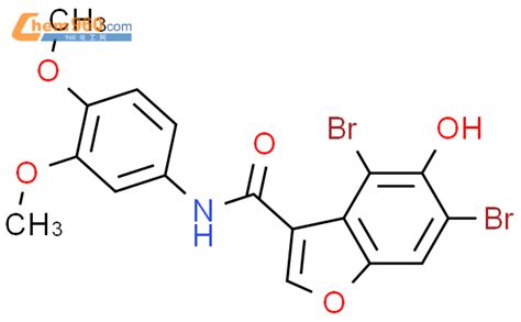 836629 38 0 3 Benzofurancarboxamide 4 6 Dibromo N 3 4 Dimethoxyphenyl