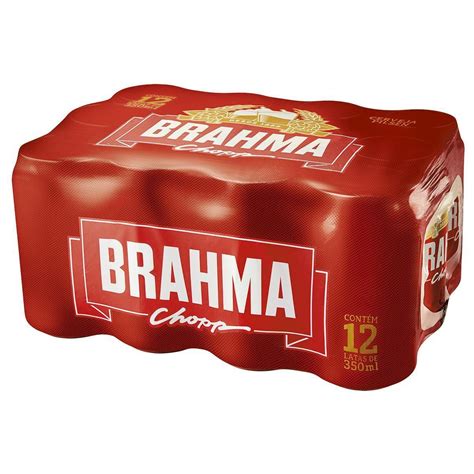 Cerveja Brahma Chopp Pilsen 350ml Lata Pack C 12 Pão de Açúcar