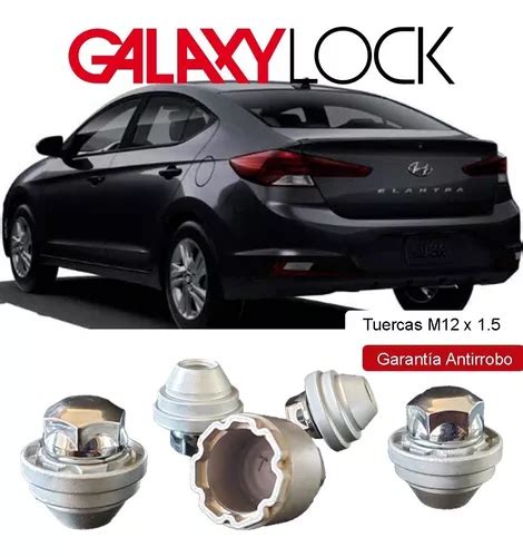 Birlos De Seguridad 12 X 1 5 Hyundai Elantra Rin 17 5 100 T Meses Sin