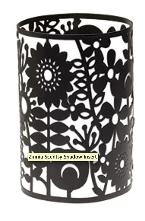 Scentsy Shadow Collection Zinnia Insert Flowers Electric