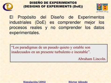 Ppt DiseÑo De Experimentos Designs Of Experiments Doe Powerpoint