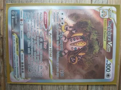 REGIGIGAS VSTAR FULL Art 300Pv Gg55 Gg70 Holo Neuf Carte Pokemon