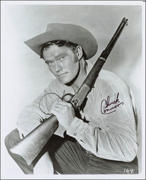 Chuck Connors Autographed Signed Photograph Historyforsale Item 276303