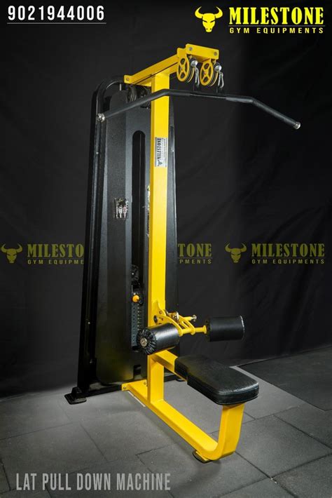 Powder Coated Mild Steel Lat Pull Down Machine For Gym Mm X