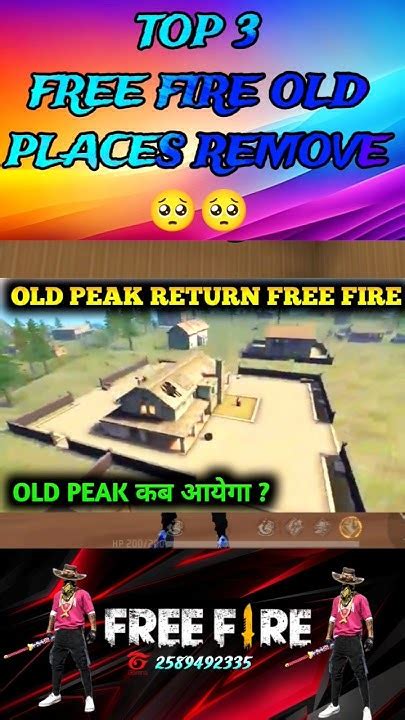 Top 3 Free Fire Old Places Remove 🥺🥺 Para Samsung A3 A5 A6 A7 J2 J5 J7