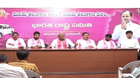 Live Rs Praveen Kumar And Brs Leaders Press Meet Telangana Bhavan Brs Live Feed Youtube