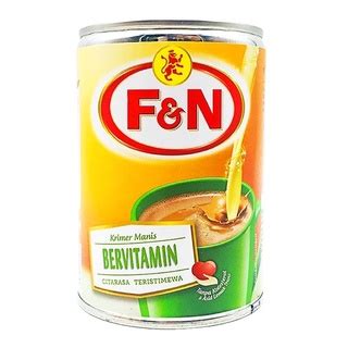 Susu Pekat Krimer Manis Cap F N 500g Bervitamin Vitaminised