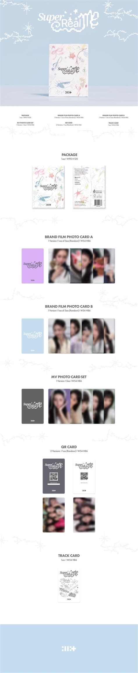 240318 Illit 1st Mini Album Super Real Me Weverse Albums Ver Packaging Preview Pre Order