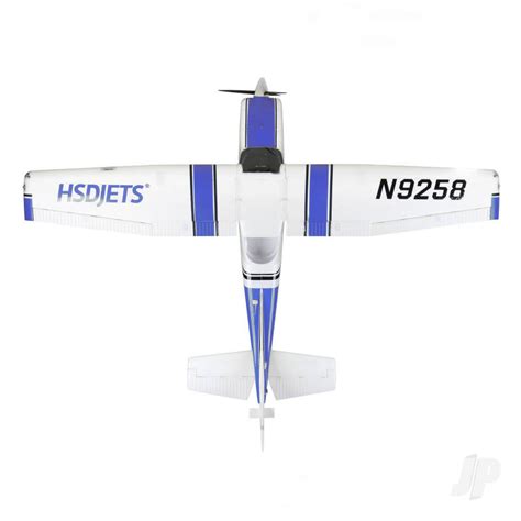 HSD Jets Cessna 182 RC Brushless Electric Plane PNP No Tx Rx Bat Blue