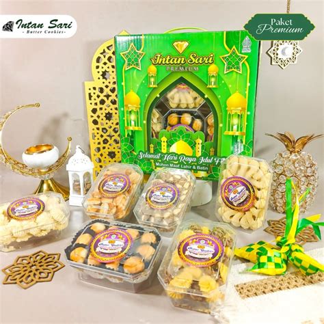 Jual Kue Lebaran Intan Sari Paket Kue Premium Kue Kering Toples