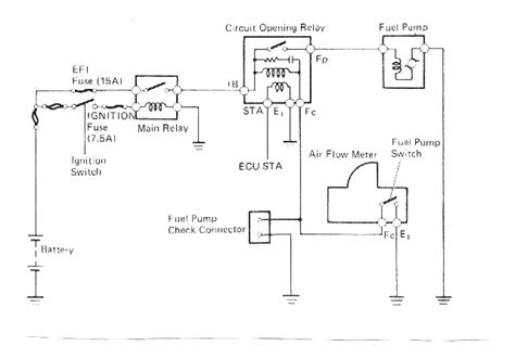 2000 Toyota Camry Fuel Pump Wiring Diagram