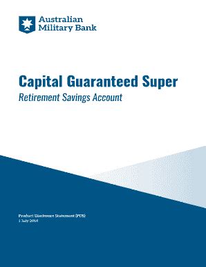 Fillable Online Retirement Savings Account Australian Military Bank