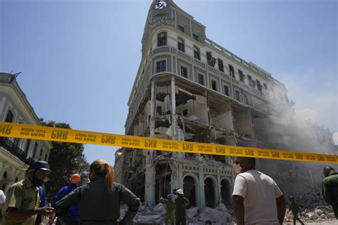 Cuba Explosion d un hôtel à La Havane le bilan de la catastrophe