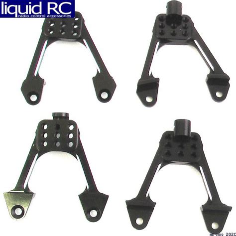 Hot Racing Scx Aluminum Front Rear Adjustable Shock Towers