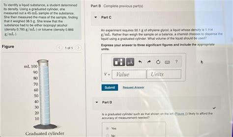 Solved VISOS Ngoc Y Part A To Identity A Liquid Substance A Chegg