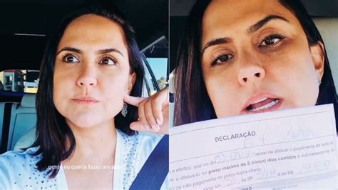 Cenapop · Carla Cecato é Barrada Em Pedágio Por Estar Sem Dinheiro Físico E Faz Apelo “É