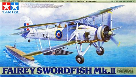 Tamiya 61099 148 Fairey Swordfish Mk Ii Spotter Torpedo Bomber