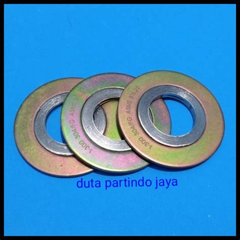 Jual Spiral Wound Gasket Swg Besi Ansi 300 1 1 2 Inch Dn 40 Carbon