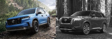 2023 Honda Pilot vs 2023 Nissan Pathfinder | Winter Honda