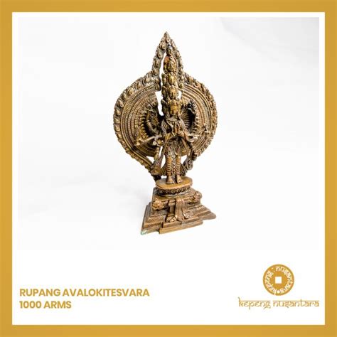 Jual Patung Rupang Arca Buddha Kuan Im Avalokitesvara 1000 Arms Tembaga