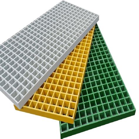 High Strength Anti Slip Frp Molded Grating Mm Thick Mm Square Mesh