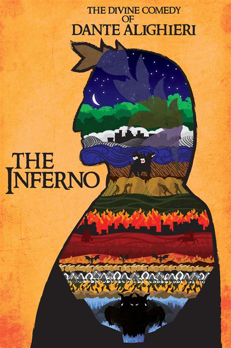 Dante's Inferno Book Cover on Behance