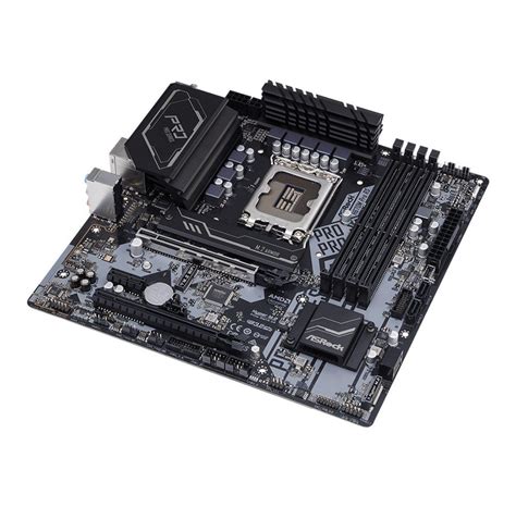 ASRock H670M Pro RS Motherboard Micro ATX LGA1700 Socket H670