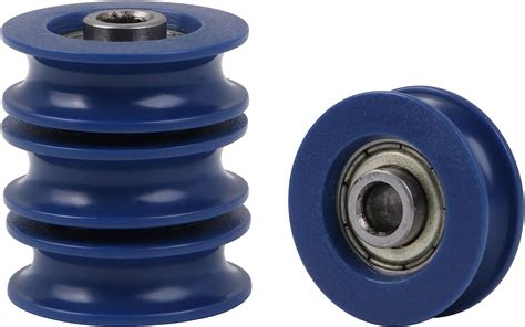 Cnbtr Mm Width Mm Depth U Groove Blue Plastic Bearing Guide Pulley