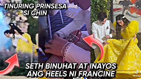 SETH FEDELIN Binuhat At INAYOS Ang HEELS Ni FRANCINE DIAZ TINURING Na