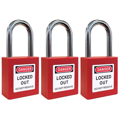 Set Of Lockout Tagout Padlocks Next Day Safety