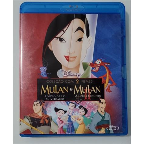 Blu Ray Mulan E Mulan 2 A Lenda Continua Disney Shopee Brasil