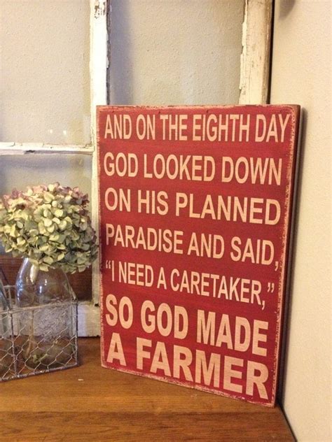 So God Made A Farmer Paul Harvey Quote by kspeddler on Etsy