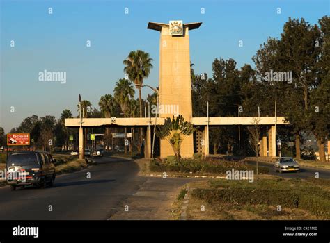 The Iconic Independence Arch Stands In Blantyre Southern Malawi Stock