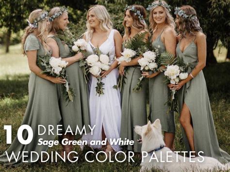 10 Dreamy Color Palettes for a Sage Green and White Wedding 2023 ...