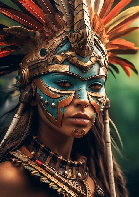 Aztec Princess Warrior 22 Donne Guerriere Donne Africane Donne