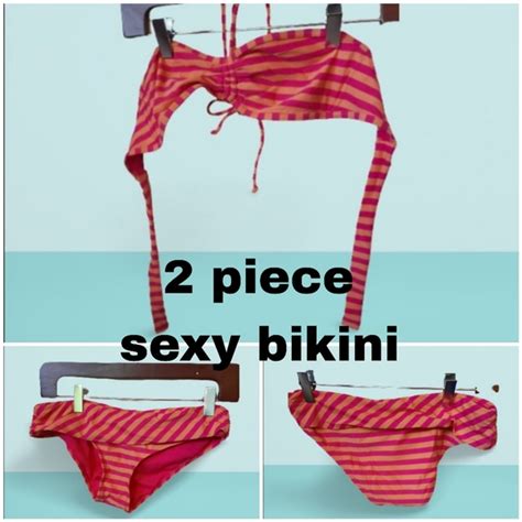 Kiava Swim For Kiava Bikini Striped Md Poshmark