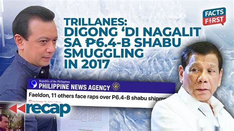 Trillanes Bakit Di Nagalit Si Digong Sa P B Smuggled Shabu Noon