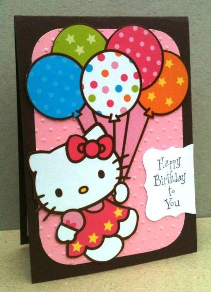 Hello Kitty Birthday Card Ideas