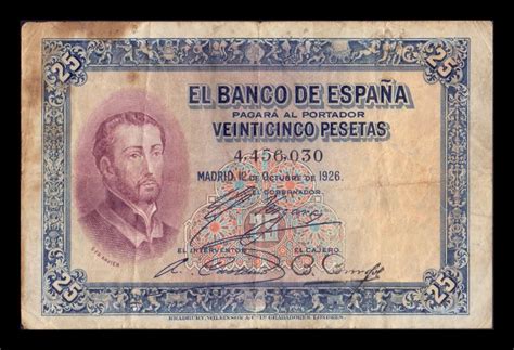 España 25 Pesetas San Francisco Xavier 1926 Pick 71 T 030 BC F