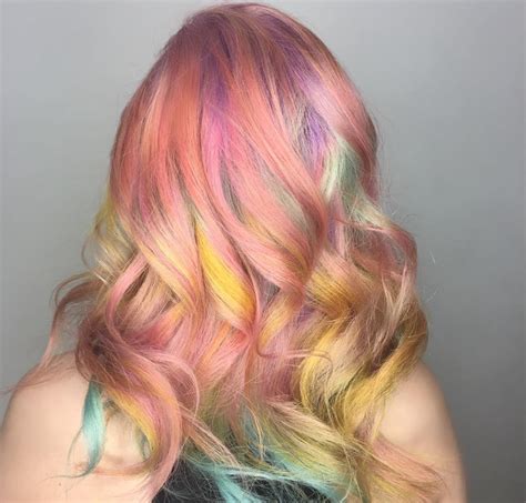 Color Alert Rainbow Hair American Salon