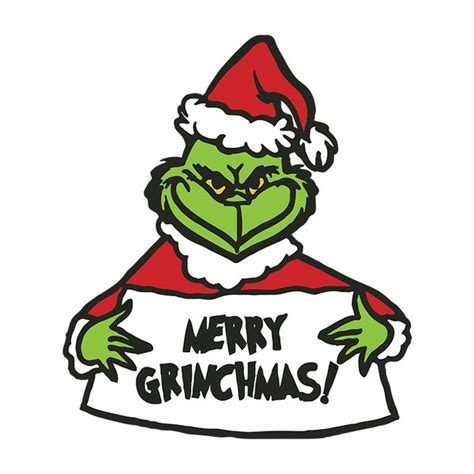 Merry Grinchmas The Grinch Grinch Christmas Svg Silhouette Inspire